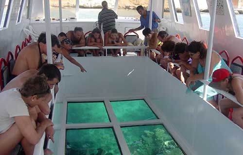 Glass bottom boat Tour Hurghada